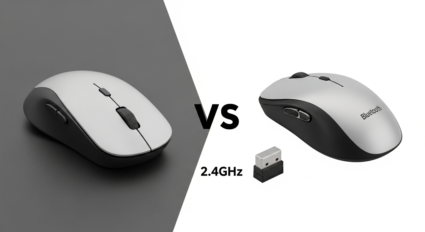 Bluetooth Mouse vs 2.4GHz Dongle Mouse: Which Feels Faster & More Stable?